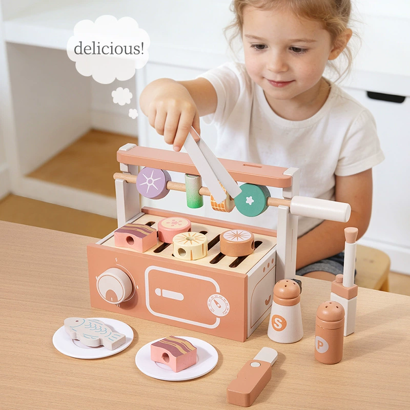 Kids Without Education - Conjunto de Churrasqueira de Brinquedo de