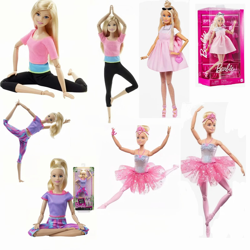 Kids Yoga Education - Boneca Barbie autêntica com poses de