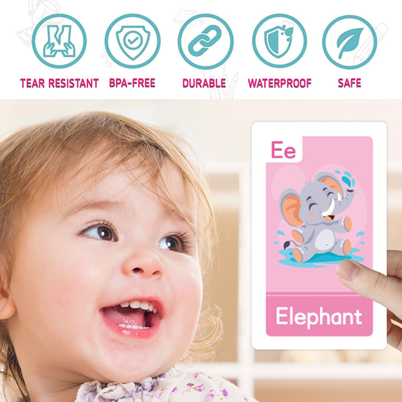 58 peças de cartões didáticos  - Abc Kids Early Education avaliação e preço