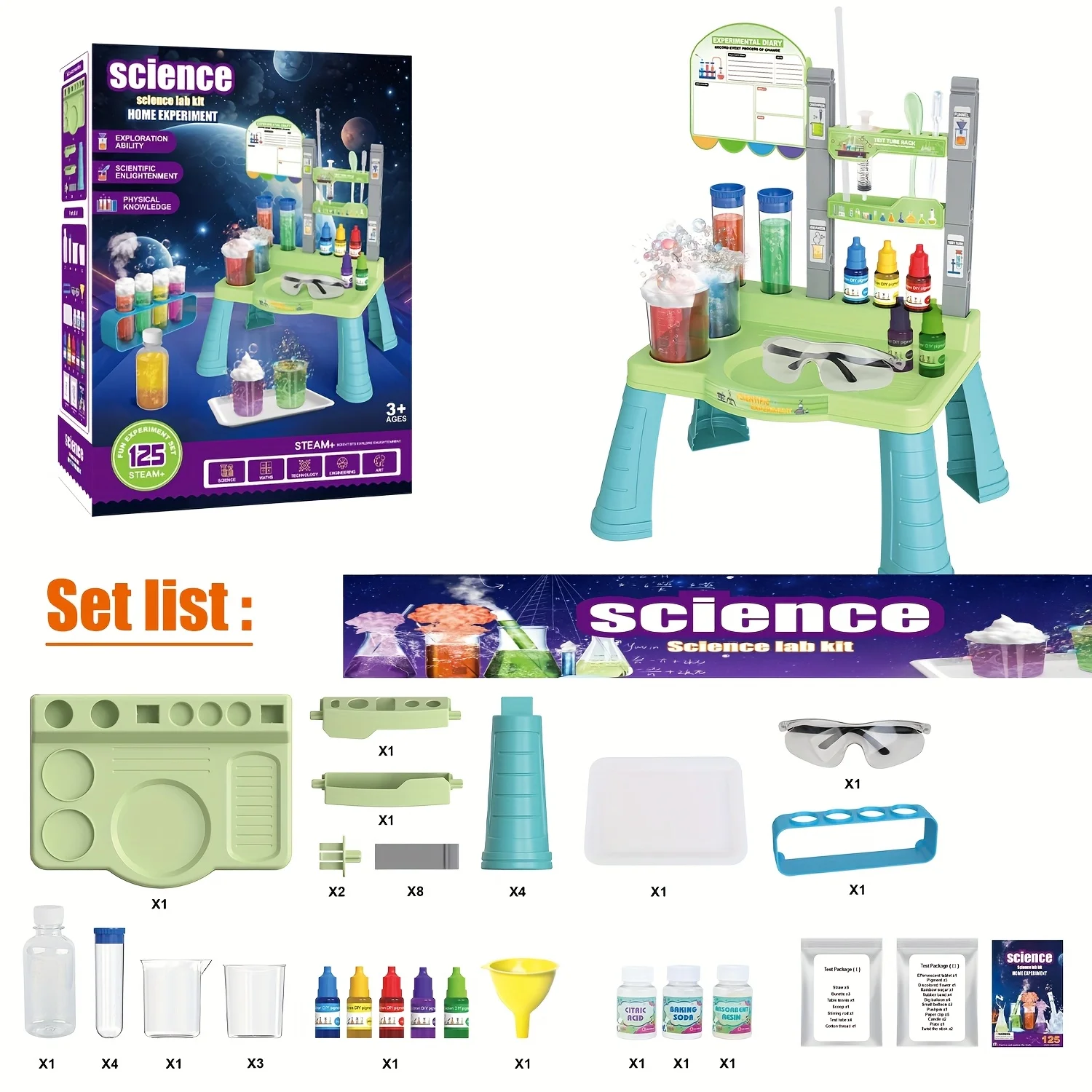 Primeiro Kit de Ciências para  - Kids First Education avaliação e preço