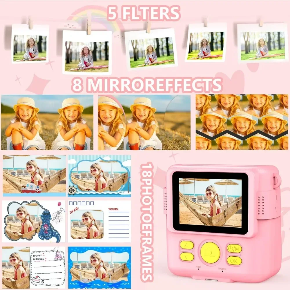 Câmera de impressão instantâne - Japanese Kids Education avaliação e preço