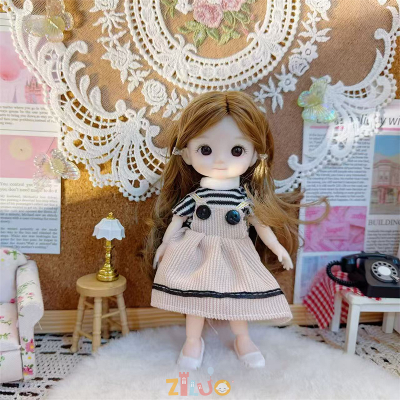 16cm bjd boneca 1/8 moda bonec - Kids Without Education avaliação e preço