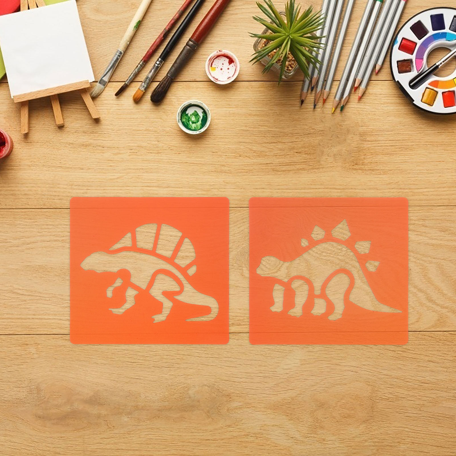 Conjunto de 12 Estênceis Plást - Kids Education Wallpaper avaliação e preço